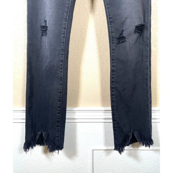 Jonathan Simkhai Standard Jeans River High Rise Straight Leg in Vintage Noir - Picture 16 of 16